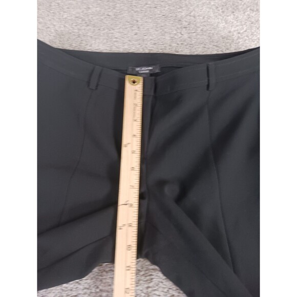 St John Caviar Womens Dress Pants 6 Black Flat Front - Picture 4 of 8